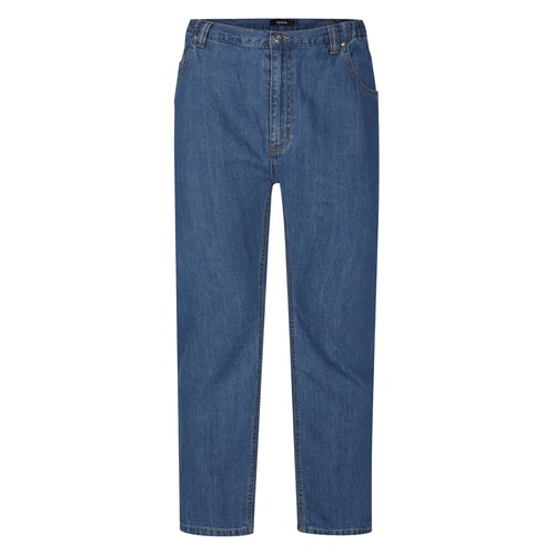 Bigdude Elasticated Waist Jeans Blue Stone Wash